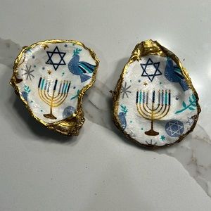 Jewish print decorative oysters